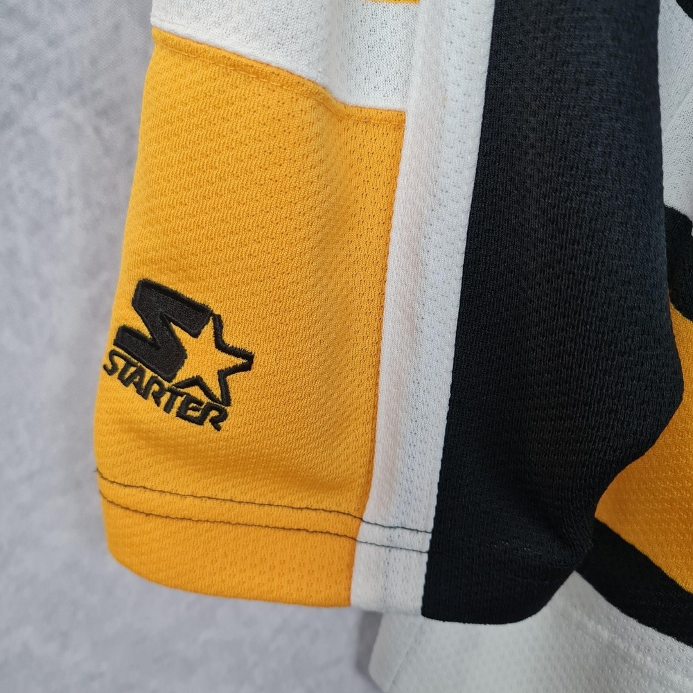 Vintage Boston Bruins Jersey Mens Large Black NHL Hockey Starter Alternate Bear - Picture 9 of 16